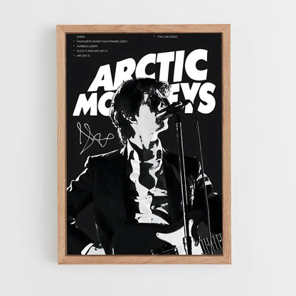 ap-arctic monkeys-2 cadre Bois clair