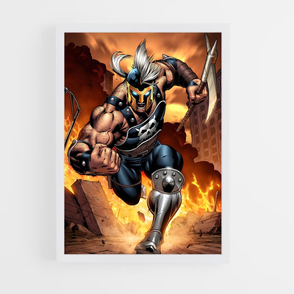 ap-ares god of war-3 cadre Blanc