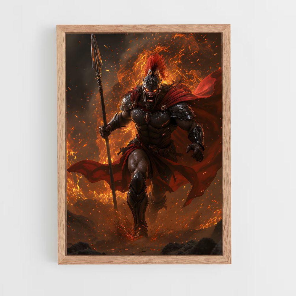 ap-ares god of war-7 cadre Bois clair