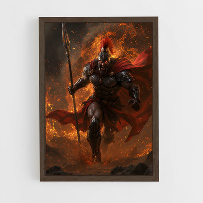 ap-ares god of war-7 cadre Bois foncé