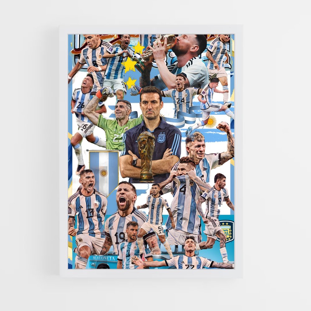 ap-argentina national football team-10 cadre Blanc