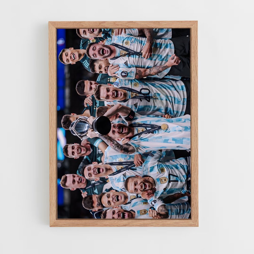 ap-argentina national football team-3 cadre Bois clair