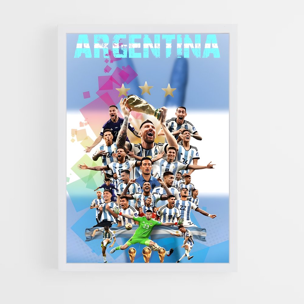 ap-argentina national football team-6 cadre Blanc