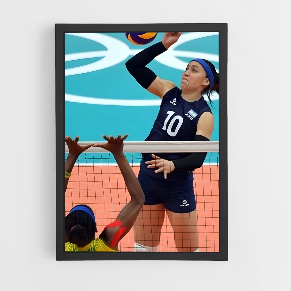 ap-argentina national volleyball team-5 cadre Noir