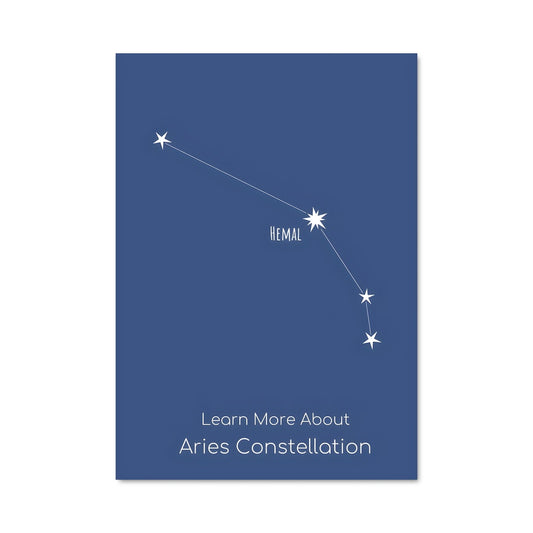 Poster Constellation d'Aries