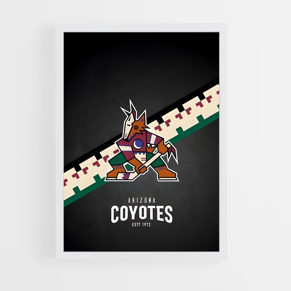 ap-arizona coyotes-1 cadre Blanc
