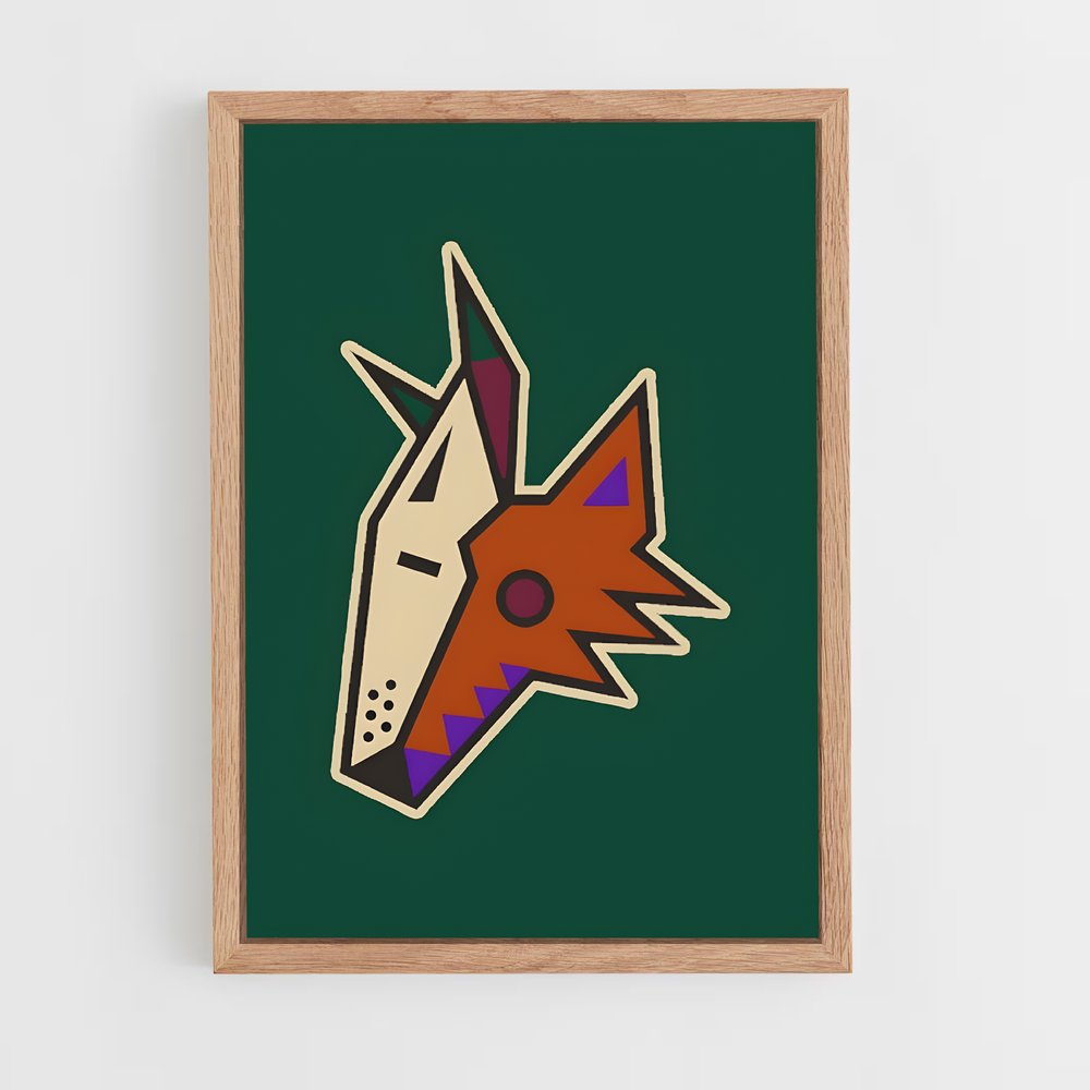 ap-arizona coyotes-6 cadre Bois clair