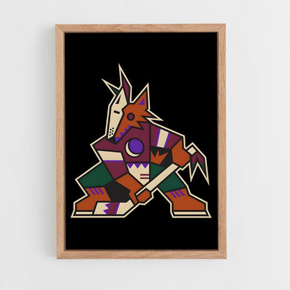 ap-arizona coyotes-7 cadre Bois clair