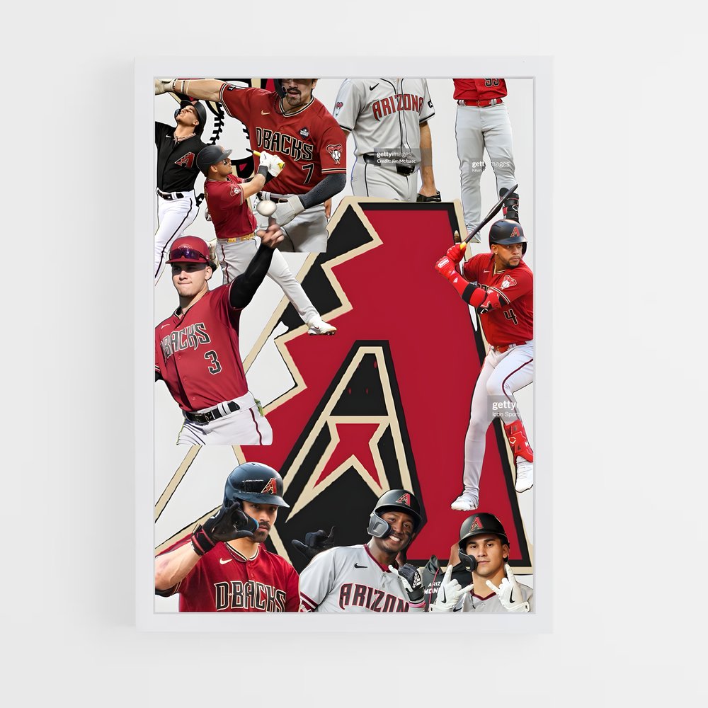 ap-arizona diamondbacks-1 cadre Blanc