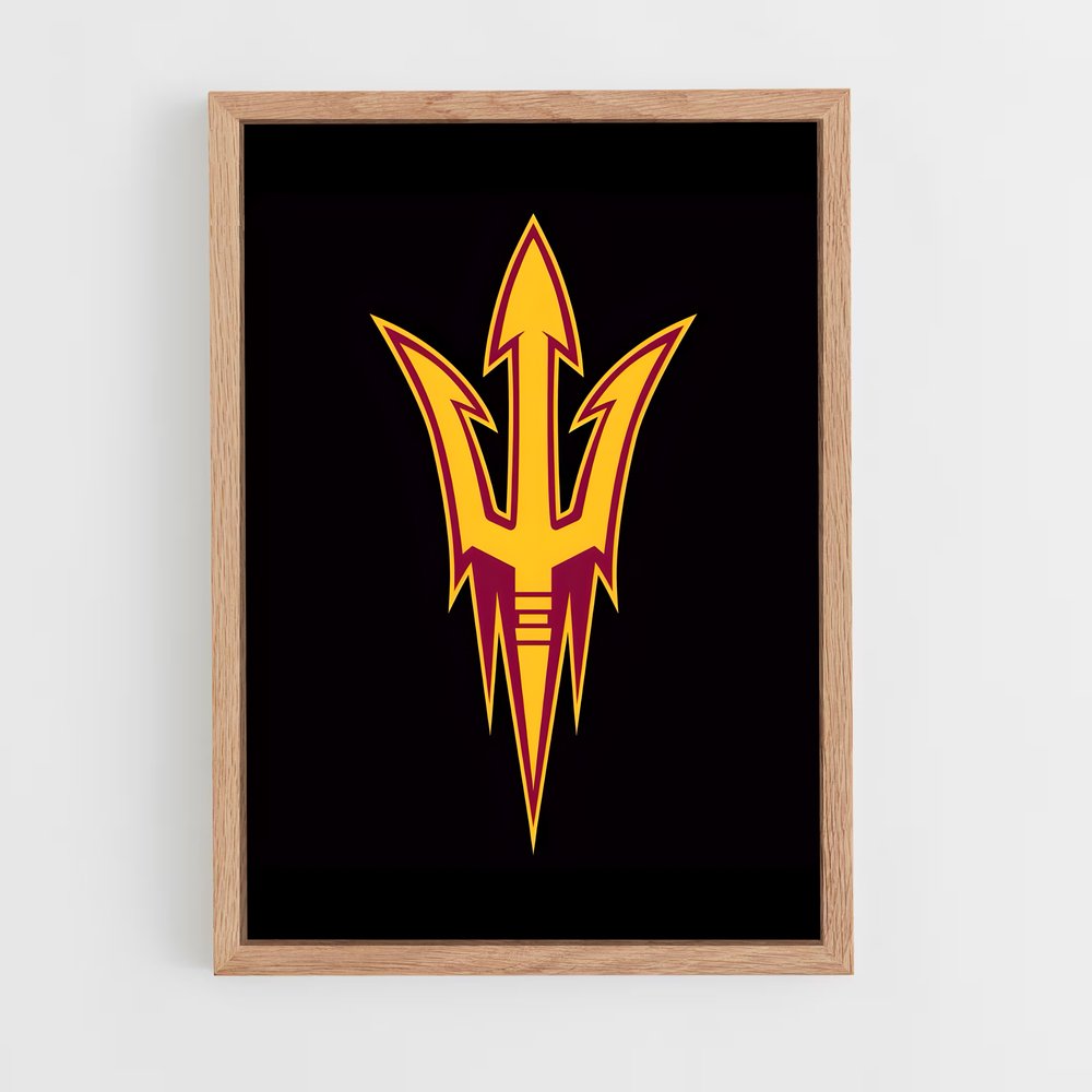 ap-arizona state sun devils-1 cadre Bois clair