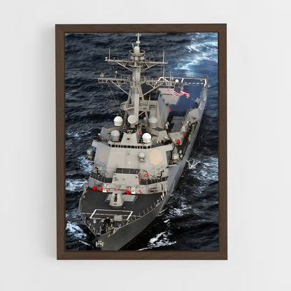 ap-arleigh burke class-2 cadre Bois foncé