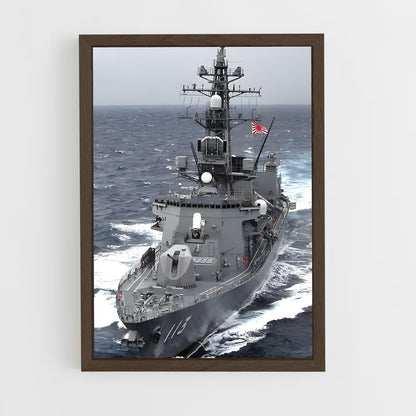 ap-arleigh burke class-3 cadre Bois foncé
