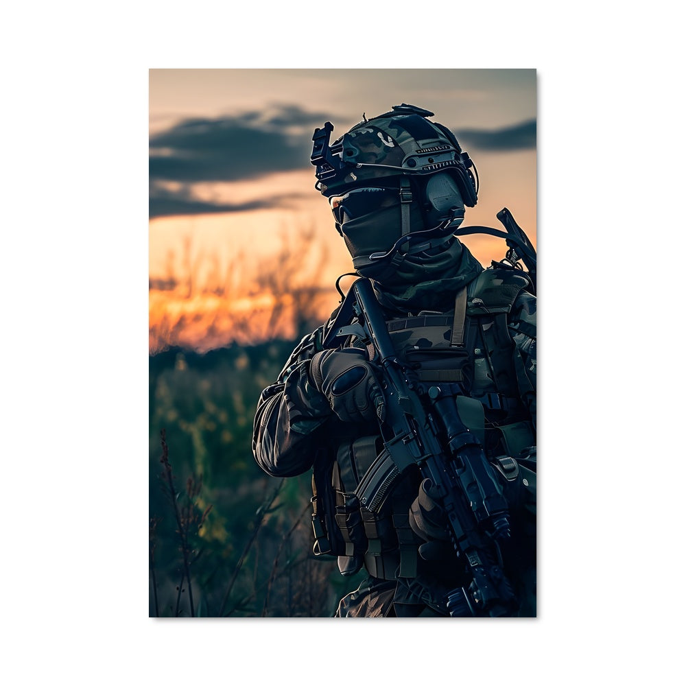 Poster Sentinelle Camouflée
