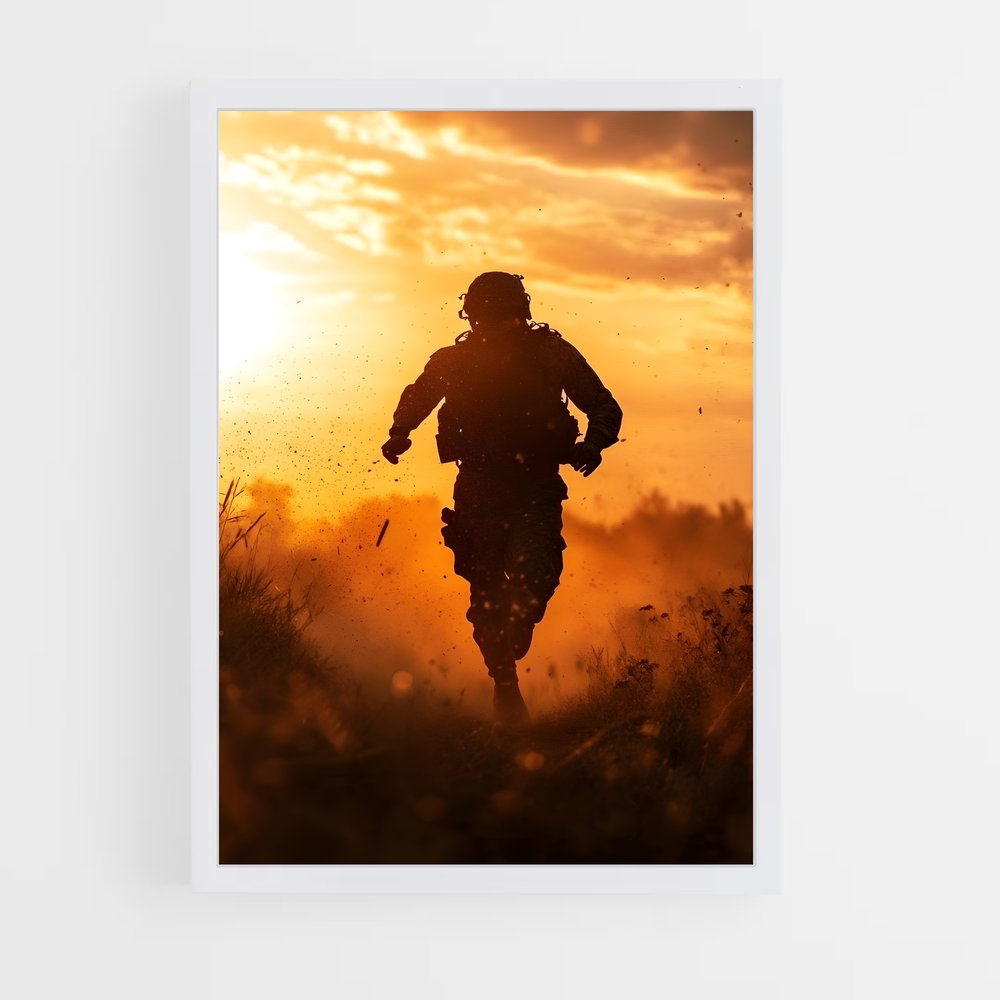 ap-army soldier-13 cadre Blanc