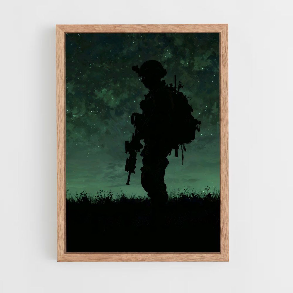 ap-army soldier-17 cadre Bois clair