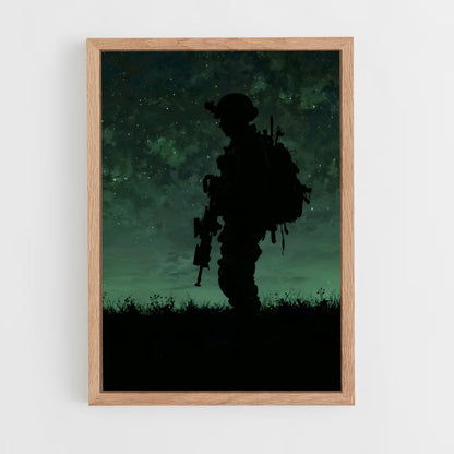 ap-army soldier-17 cadre Bois clair