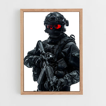 ap-army soldier-3 cadre Bois clair