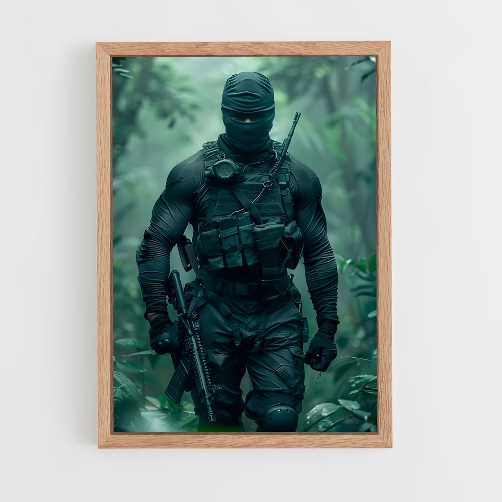 ap-army soldier-8 cadre Bois clair