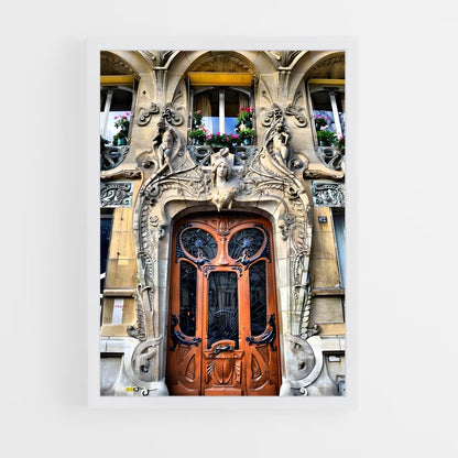 ap-art nouveau architecture-10 cadre Blanc