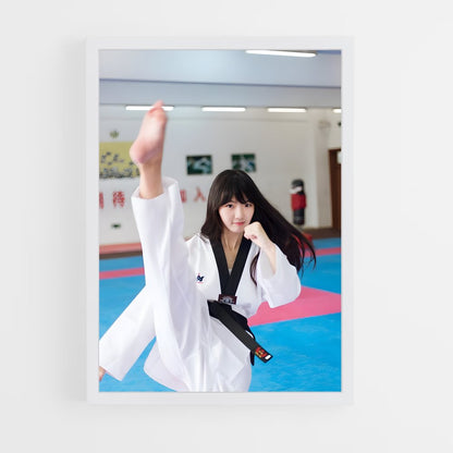 ap-asian games taekwondo-3 cadre Blanc
