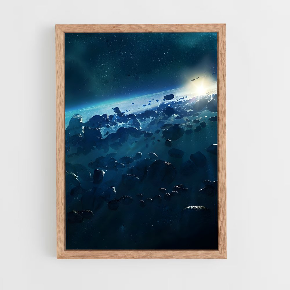 ap-asteroid belt-1 cadre Bois clair