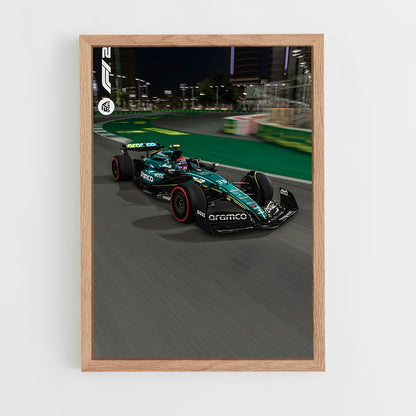 ap-aston martin f1 team-8 cadre Bois clair