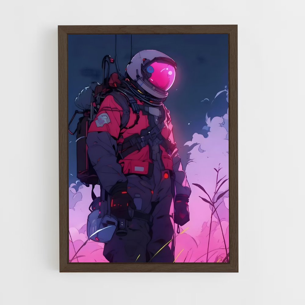 ap-astronaut-13 cadre Bois foncé
