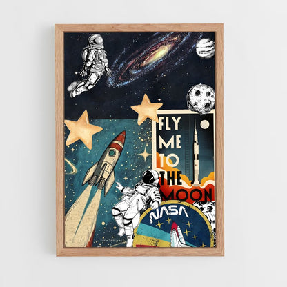 ap-astronaut-6 cadre Bois clair