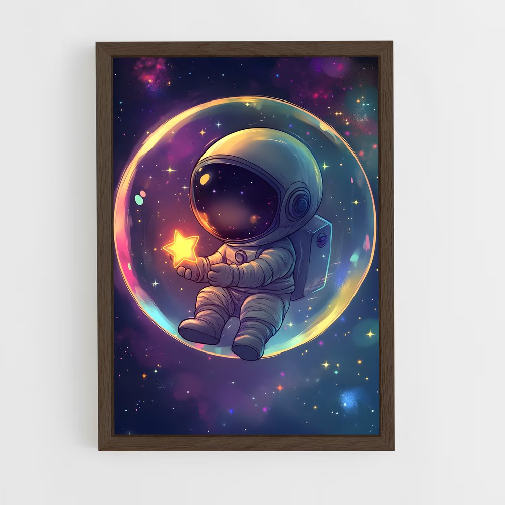 ap-astronaut-7 cadre Bois foncé