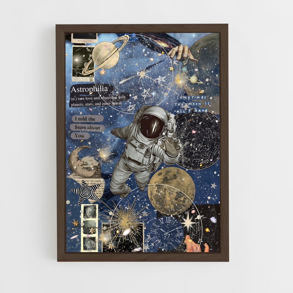 ap-astronauts-11 cadre Bois foncé