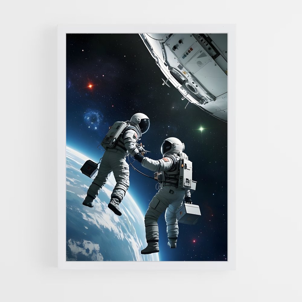 ap-astronauts-16 cadre Blanc