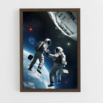 ap-astronauts-16 cadre Bois foncé