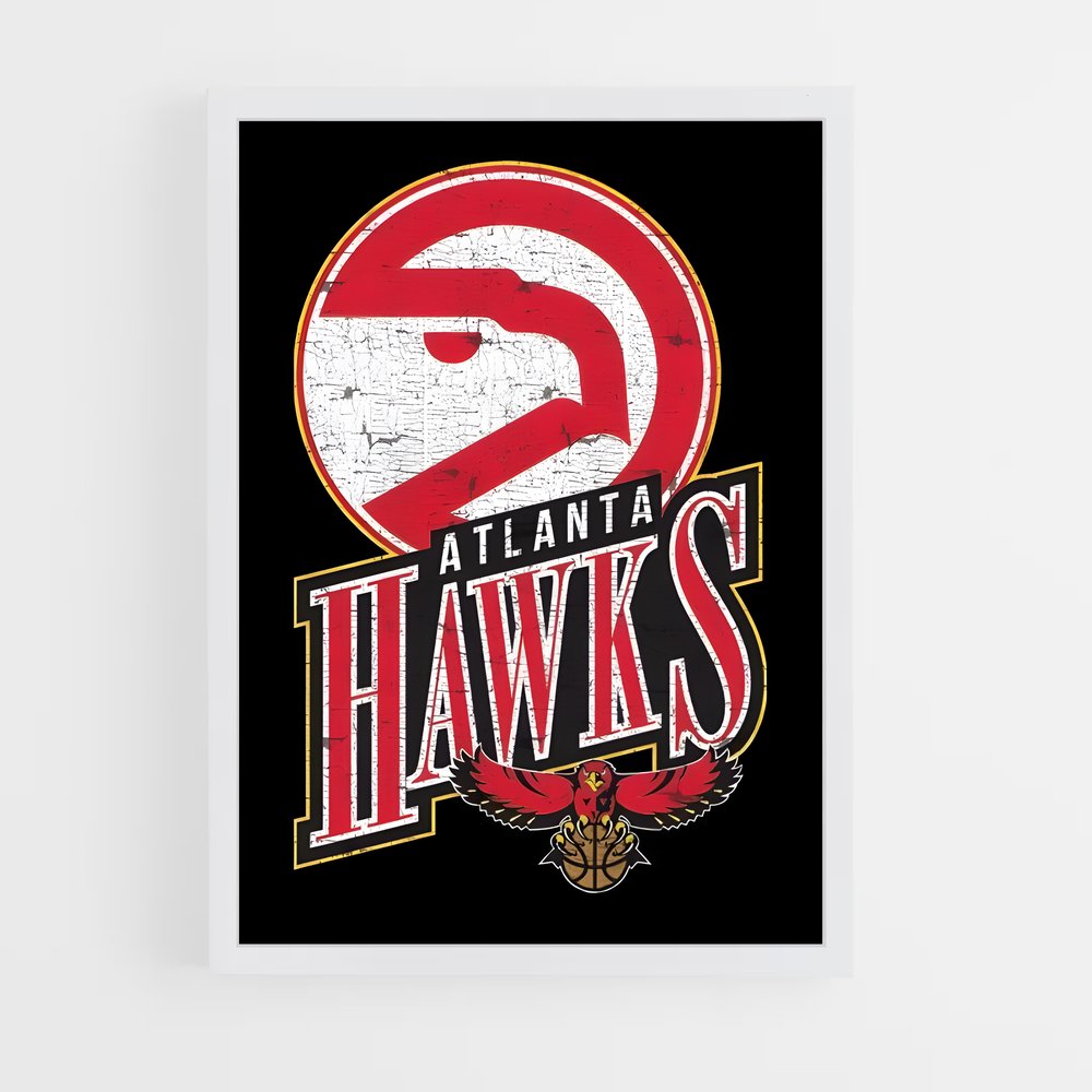 ap-atlanta hawks-2 cadre Blanc