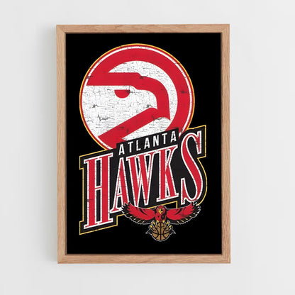 ap-atlanta hawks-2 cadre Bois clair
