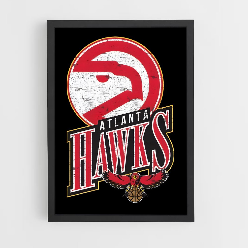 ap-atlanta hawks-2 cadre Noir