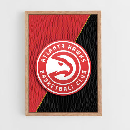 ap-atlanta hawks-3 cadre Bois clair