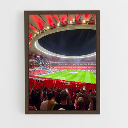 ap-atletico madrid cf-11 cadre Bois foncé
