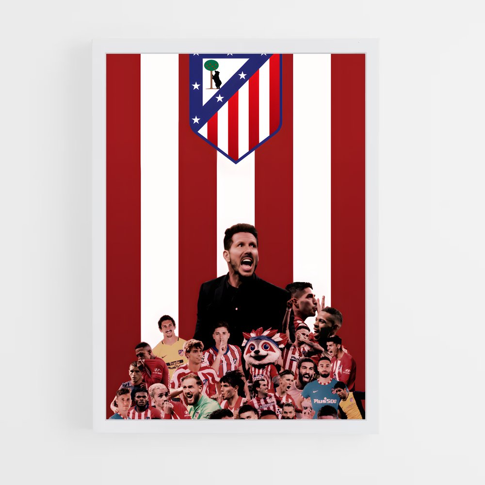ap-atletico madrid cf-8 cadre Blanc