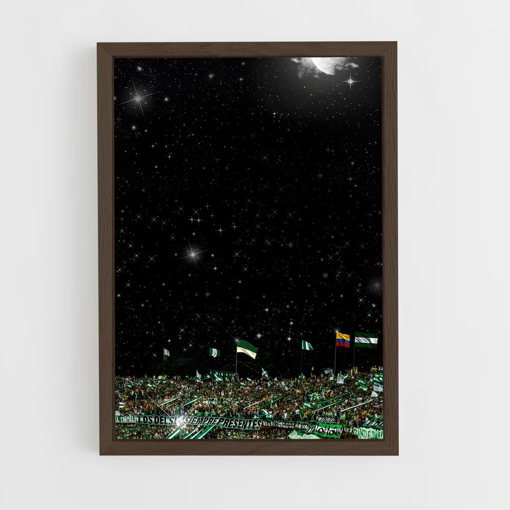 ap-atletico nacional medellin-12 cadre Bois foncé