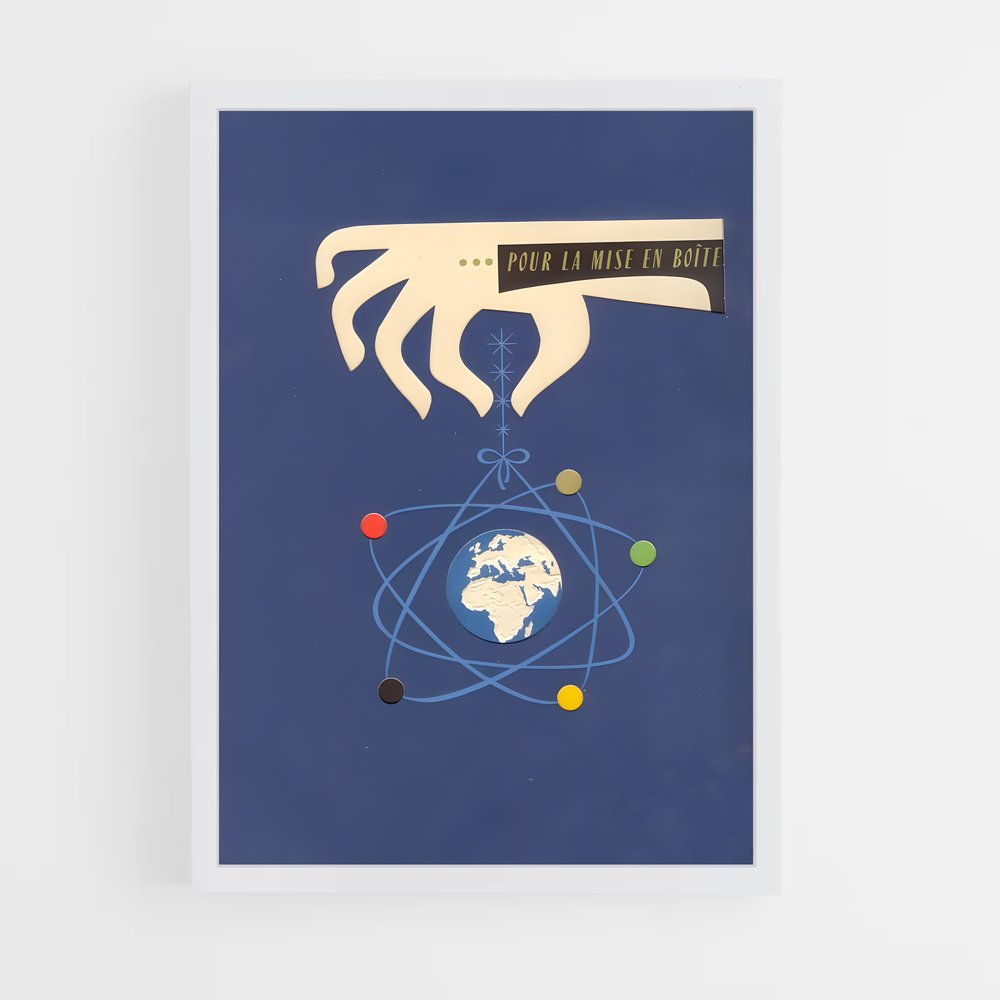 ap-atomic age-14 cadre Blanc