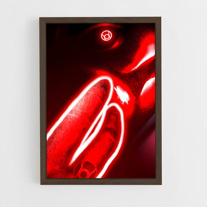 ap-atrocitus red lantern-10 cadre Bois foncé