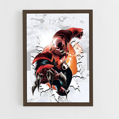 ap-atrocitus red lantern-12 cadre Bois foncé