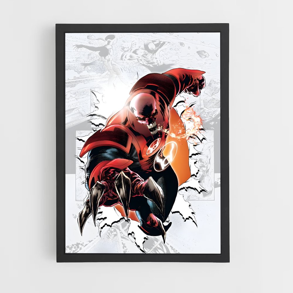 ap-atrocitus red lantern-12 cadre Noir