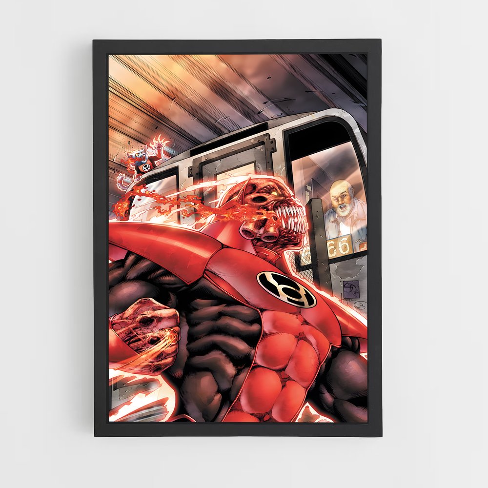 ap-atrocitus red lantern-14 cadre Noir