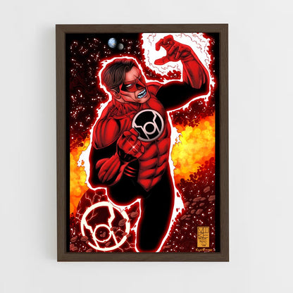 ap-atrocitus red lantern-15 cadre Bois foncé