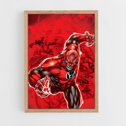 ap-atrocitus red lantern-2 cadre Bois clair