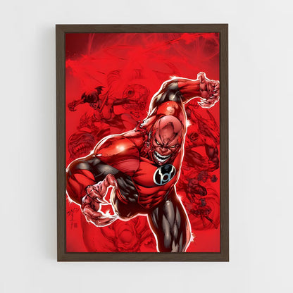 ap-atrocitus red lantern-2 cadre Bois foncé