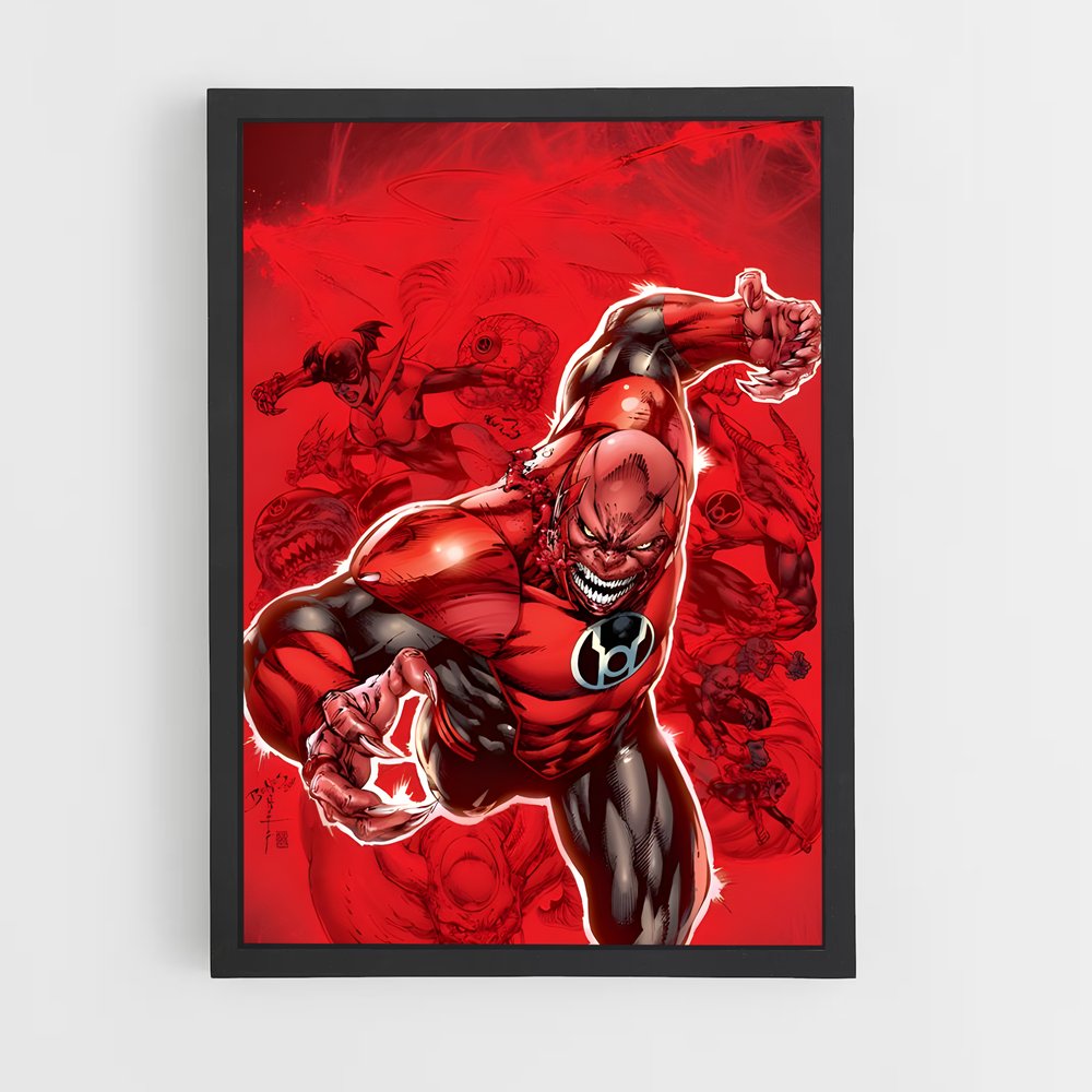 ap-atrocitus red lantern-2 cadre Noir