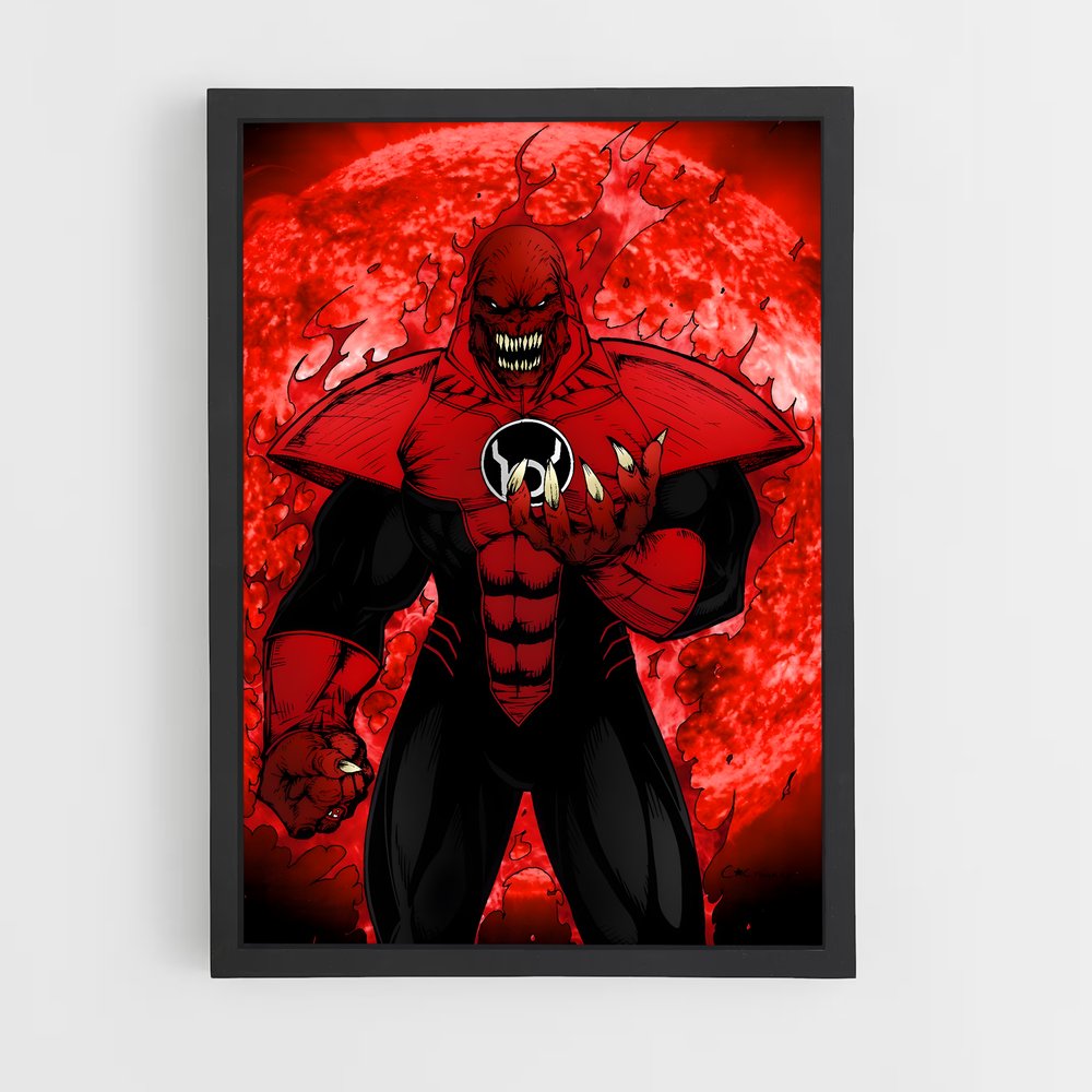 ap-atrocitus red lantern-3 cadre Noir