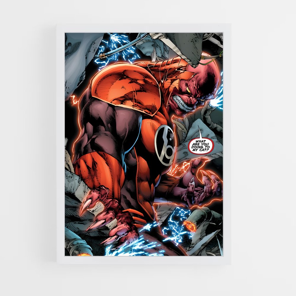 ap-atrocitus red lantern-4 cadre Blanc